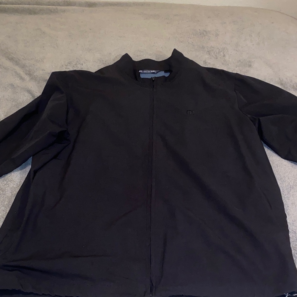 Men's Travis Matthew Black Zip Up Jacket XL Phoenix, AZ Raven Logo